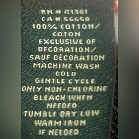 Lauren Ralph Lauren orange striped shirt size Large - Picture 7 of 7